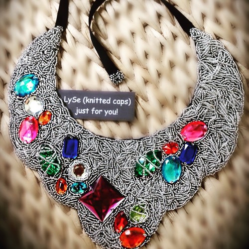 Hand made beats necklace - made, /