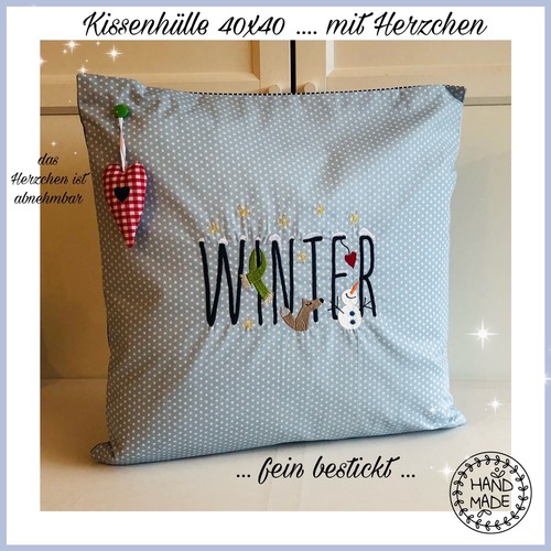 Kissenhülle★40x40★Winter?