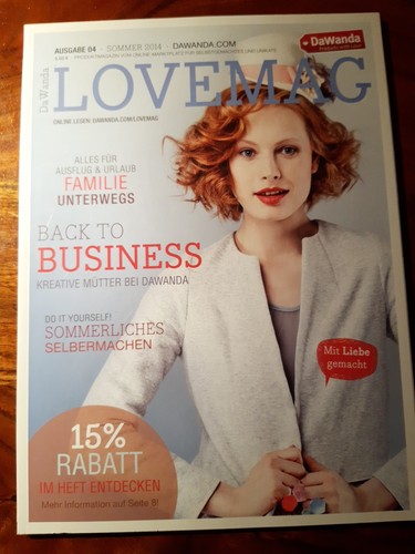 Dawanda lovemag ausgabe - dawanda,