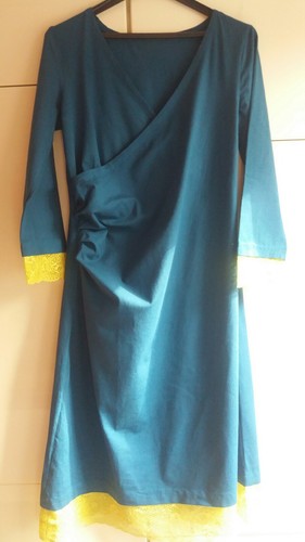 Kleid 46 wickelkleid - gr,