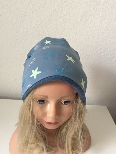 Beanie mütze blau - blau, *